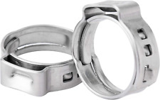 15Pcs 3/4 Inch Stainless Steel PEX Cinch Clamps, Crimp Rings Pinch Clamps for PE picture