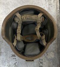 GENTEX ECH Enhanced Combat Helmet Size Large USMC Coyote Chin Strap picture