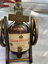 Antique Courvoisier Cognac Fine Champagne Brandy VSOP Napolean Canon Decanter picture