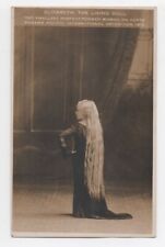 1915 PPIE World's Fair RPPC Postcard of Elizabeth the Living Doll Short Person picture