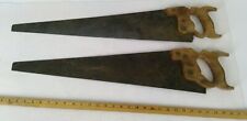 Disston & Sons USA Philada Vintage Saws Lot of 2 Read Details Carefully picture