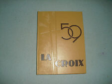 1959 La Croix Yearbook St. Patrick High School Chicago Illinois  picture