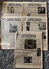 Vintage ( Lot Of 5 ) Capper’s Weekly Newspaper - Topeka - Sept/Oct/ Dec. 1970 picture