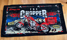 Vintage SNAP ON Tools Beach Towel The Chopper Motorcycle Mechanic picture