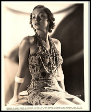 Hollywood Beauty STEFFI DUNA STUNNING PORTRAIT ALLURING POSE 1934 Photo 657 picture