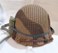 French Algeria war M 51 Helmet with camouflage net and first aid dated 1954 picture