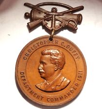 1912 Peoria Illinois G.A.R. 46th Annual Encampment Medal Christopher C Duffy picture