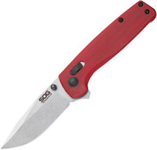 SOG Terminus XR Crimson Red G10 Folding D2 Folding Knife TM1023BX picture