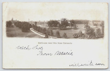 Postcard Bird's eye View Ohio State University 1907 picture