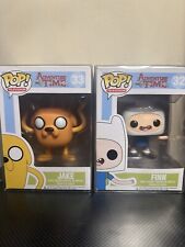 Funko Pop Adventure time Finn 32 + Jake 33 *Damaged* picture