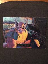 1994 Fleer Marvel Masterpieces Wolverine PowerBlast #9 CLEAN RARE 9 of 9 picture
