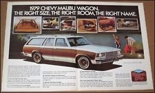 1979 Chevrolet Chevy Malibu Wagon 2-Page Car Ad 1978 Advertisement Vintage picture