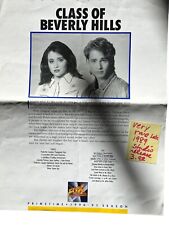 Very rare late 1989 Studio Release Beverly Hills 90210, Primetime 1990-91 season picture