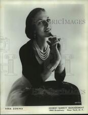 1978 Press Photo Vera Zorina, Russian mezzo-soprano opera singer. - sap35387 picture