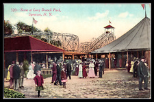 Vintage Postcards Scene at Long Branch Park, Syracuse N.Y. Rudolph Bros. Unp picture