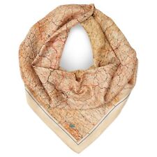 Silk Escape Map Scarf - Official IWM WW2 Evasion Scarf -Air Force Cloth Map SALE picture