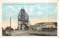 Ishpeming, MI Michigan  CLEVELAND CLIFF IRON CO'S HOLMES MINE  1924 Postcard picture