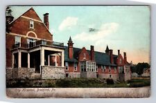 Bradford PA-Pennsylvania, City Hospital, Antique Vintage c1907 Souvenir Postcard picture