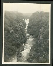 1920s Hawaii, 4x5 Photo #4: Rainbow Falls, Hilo, Big Island picture