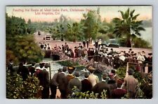 Los Angeles CA-California, West Lake Park, Vintage Postcard picture