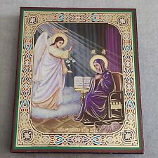 Orthodox Icon Annunciation of the Virgin Mary byzantine Jerusalem 12*10cm picture