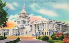Postcard United States Capitol, Washington D.C.  Linen Posted July 8, 1950 picture