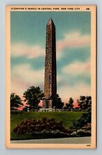 New York City-NY, Central Park, Cleopatra's Needle Vintage Souvenir Postcard picture
