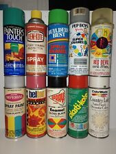 VINTAGE SPRAY PAINT CANS COLLECTION- #1 - NICE OLD SCHOOL GRAPHICS. picture