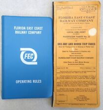Florida East Coast Railway Operating Rules and 1948 Passenger Tarriff picture