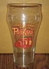 Vintage Porky's Tenderloin Iowa's Finest 50's Showplace Glass 6