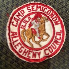 Older C/E Camp Semiconon Allegheny Council Boy Scout Patch picture