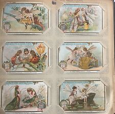6 Chromos Liebig Italian Number S576 Histoire Natural Childish Year 1898 picture