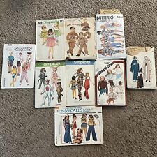 Lot of Vintage Simplicity/Mcalls Kids Children’s Clothing Patterns various sizes picture
