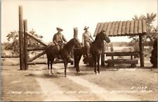 Montague Michigan~Jack & Jill Ranch~Storm Brothers~Happy Cowboys~1940s RPPC picture