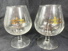 Courvoisier Le Cognac De Napoleon Liquor Snifter Glass Barware 6 fl oz Set of 2 picture