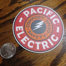 The Pacific Electric Railroad laminated die-cut vinyl sticker picture