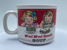Campbell's Soup Mm Mm Good Soup Westwood 14oz Cup Bowl Coffee Mug Vintage 1993 picture
