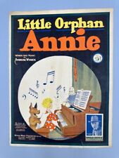 1925 LITTLE ORPHAN ANNIE Sheet Music Comic Harold Gray Antique picture