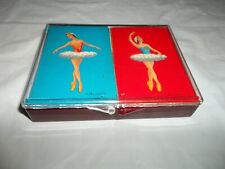 Vintage Pinup Girl Ballerina Double Playing Card Deck picture