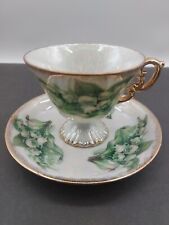 Vtg Wheelock Peoria Teacup And Saucer Set Lily Of The Valley  May Made In Japan picture