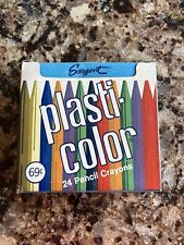 Vintage Sargent Plasti-Color 24 Pencil Crayons - Original Packaging Plasti Color picture