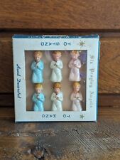 Vintage Praying Angels~NIP~ Hand Decorated~ Miniatures picture
