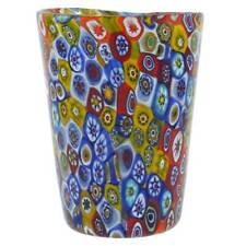 GlassOfVenice Murano Glass Tumbler - Multicolor Millefiori picture