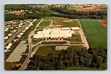 Dover Delaware Dover High School Scenic Birds Eye View Chrome Postcard picture