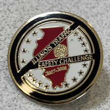 Illinois Traffic Safety Challenge Hat Lapel Pin 2007-2008 picture