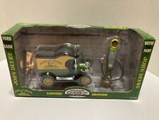 Vintage Gearbox John Deere Ford 1912 Model T Coin Bank and Wayne Gas Pump picture
