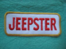 Jeepster Jeep Racing Patch 3 3/4