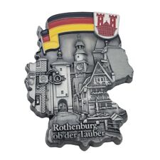 Rothenburg ob der Tauber Germany Flag Metal Fridge Magnet Travel Souvenir Gifts picture