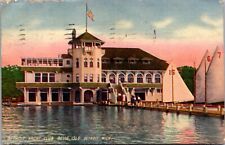 Postcard Detroit Yacht Club, Belle Isle in Detroit, Michigan picture