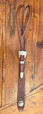 COWBOY HANDMADE SPLIT EAR HEADSTALL w/HAND CARVED CHEEKS By Alex Pappas picture